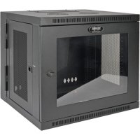 Tripp Lite 10U Wall Mount Rack Enclosure Server Cabinet w/Swinging Door Acrylic Window