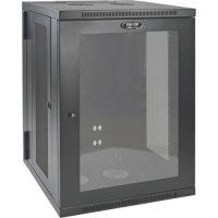 Tripp Lite 18U Wall Mount Rack Enclosure Server Cabinet w Hinged Acrylic Window