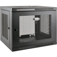 Tripp Lite 9U Wall Mount Rack Enclosure Server Cabinet Low Profile Deep