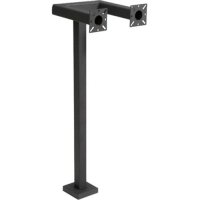 PEDESTAL PRO 42-TT Mounting Pole for Keypad, Intercom System, Telephone Entry System, Access Control System - Black Wrinkle