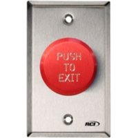 RCI 991E 991 Series Pneumatic Time Delay Red Push To Exit Button ...