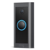 Details about   Ring Wi-Fi Video Doorbell Wired #7021 Black 