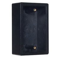 Camden CM-44 Double Gang / Square Mounting Box, Offset Mount (On Jamb),  Stainless Steel 4 1/2 H x 4 1/2 W x 5/8 D