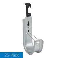4 Ceiling Mount Galvanized Steel J-Hooks For Cable Support