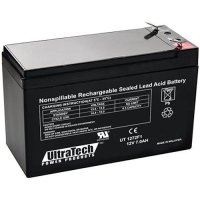 UltraTech IM-1272F1 12V, 7Ah SLA Battery, F1 Terminal (Replaces IM-1270)