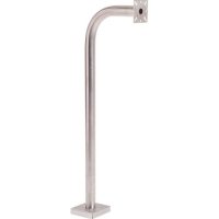 PEDESTAL PRO 42-9C-SS Mounting Pole for Card Reader, Intercom System, Keypad, Telephone Entry System, Access Control System - Brushed Stainless Steel