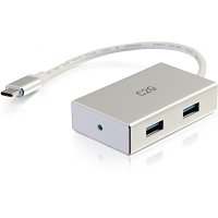 C2G CG29827 USB-C Hub with 4 USB-A Ports