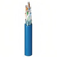 Belden 2413F D15Z500 CAT6 Plus Plenum Cable, 23/4 Solid BC, Foil
