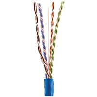 Proterial Cable 30025-8-BL2 CAT6 Plus Plenum Cable, 23/4 Solid BC 