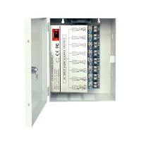 UltraTech 0E-1213A4K8 4K / 8MP 8-Port CCVT Power Supply, 12V DC, 13A