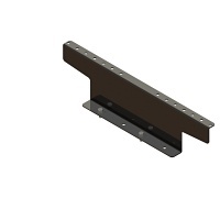 Ortronics MM20CRB6H4PU-B MM20 Cable Runway Mounting Bracket, Black