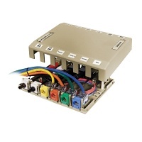 Hubbell HSB12EI iStation Surface Mount Box, 12-Port