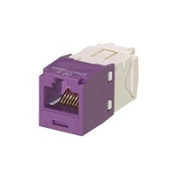 Panduit CJ688TGVL-C Keystone Jack, Mini-Com Module CAT6 UTP with 8