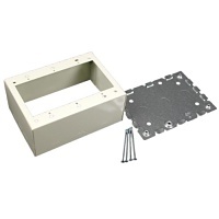 Wiremold V5744S-3 Three-Gang Deep Switch and Receptacle Box