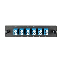 Cleerline SSF-LC12-SM-OS2 LGX Adapter Plate, 12 Fiber, Duplex, LC