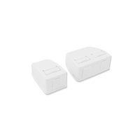 Primex 125-0962-WT Surface Mount Wall Port, 1 Port, White