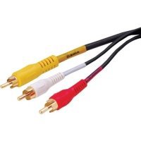 Vanco DKE25X 25' Triple Composite RCA Cable