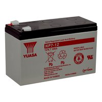 Yuasa NP 7-12 12V, 7Ah Rechargeable SLA Battery, A/D Terminals