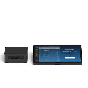 Logitech TIPZOMBASEINT Tap Solution for Zoom Rooms (no AV), Base Bundle, Includes Tap IP, Cables, JumpStart and Mini PC with Intel NUC