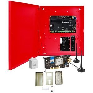 Bosch B465-MRV-1640 B465 Kit with Medium Red Enclosure, Annunciator, Transformer with Enclosure and Communication, Includes B465, B10R, D1640, B46, D800 and B444-V