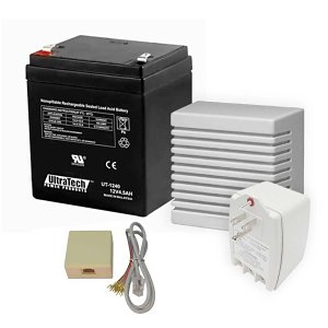 UltraTech IM-ACCINK1 4-Piece SLA Battery and Indoor Accessory Kit, (1)0E-PPS1640CA, (1)0E-RJ31XSET3, (1)0E-WALLSIREN, (1)IM-1240