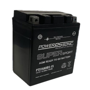 Power Sonic PTX14 Ah BS-FS Factory Activated AGM Series 12V, 12 Ah Delivering 210CCA SLA