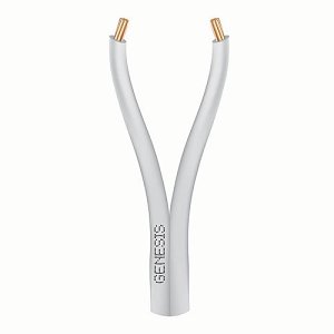 Genesis 10021101 22/2 Stranded General Purpose Zip Cable, 1000' (304.8m) REELEX Pull Box, White