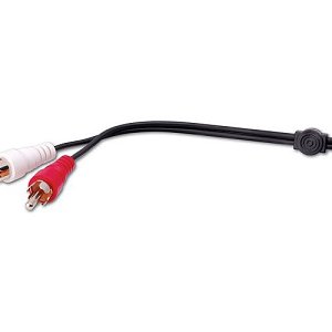 Vanco AC218X RCA Patch Cable, Nickel Plated, 1.5', Red and Black