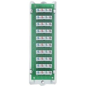 Leviton 47689-B 1x9 Bridged Telephone Module (Expansion Board with ABS Bracket), includes 110 Punch Down Tool
