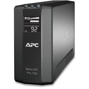 APC BR700G Back-UPS Pro 700VA, 420W, 120V, 3x battery backup & 3x surge outlets, data line protection RJ45/coax, NEMA 5-15 (formerly Back-UPS RS 700)