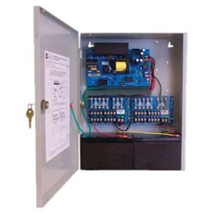 Altronix AL600ULXPD16 Power Supply/Charger, 16 Fused Outputs, 12/24VDC at 6A, BC400 Enclosure