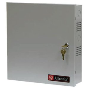 Altronix ALTV1224C4 CCTV Power Supply, 4 Outputs, 2 at 12VDC and 2 at 24VAC at 6A, 115VAC, BC300 Enclosure