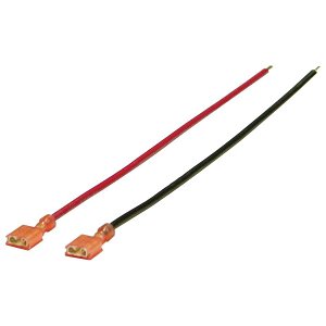 Altronix BL2 8" Battery Leads, 18AWG, Pair, Black and Red