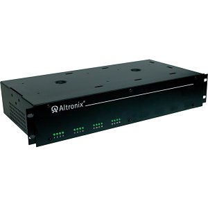 Altronix R2416600UL CCTV Power Supply, 16 Fused Outputs, 2U