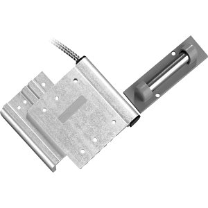 Kidde 2304A-L Edwards Signaling 2304A-L 2302 Series Curtain Door Magnetic Contact, IP67, aluminum housing, 30V op voltage, 0.25A, 3W/VA, SPDT, track mount 2 ft SS armored lead, 3 in gap.