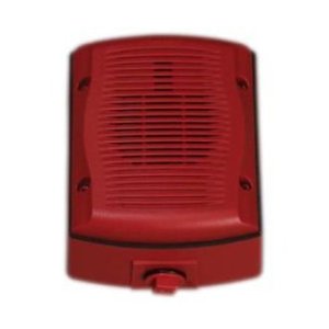System Sensor SPRK SpectrAlert Advance Outdoor Speakers, Wall Mount, "FIRE" Marking, Red