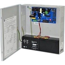 altronix strikeit1 controller/power supply/charger for up to 2 panic devices, 24vdc at 16a in-rush, bc300 enclosure image of ax-strikeit1