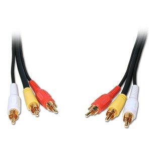 Comprehensive 3RCA-3RCA-6ST Standard Series General Purpose 3 RCA Video Cable 6'