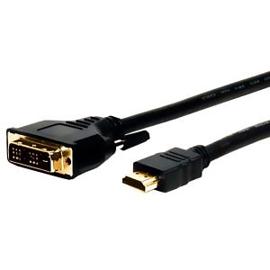 Comprehensive HD-DVI-3ST Standard Series HDMI to DVI Cable 3'