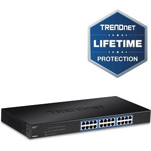 TRENDnet TEG-S24G 24-Port Gigabit GREENnet Switch, 48Gbps