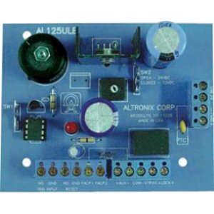 Altronix AL125ULB Access Control Power Supply Charger, 2 PTC Class 2 Outputs, 12/24VDC at 1A, 24VAC, Board