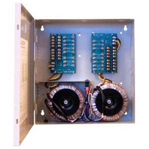 Altronix ALTV2416600CB CCTV Power Supply, 16 PTC Outputs, 24VAC/28VAC at 28A, 115VAC, BC300 Enclosure