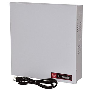 Altronix ALTV2416ULI3 CCTV Power Supply, 16 Isolated Fused Outputs, 24VAC at 25A, 115VAC, BC300 Enclosure, Includes 3-Wire Line Cord