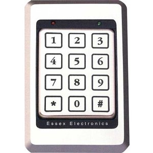 Essex KP-34S 12-Pad 3x4 Keypad Access Device, Stainless Steel Bezel