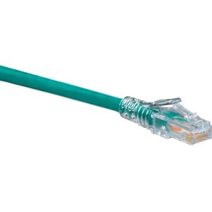 Leviton 5D460-3G eXtreme CAT5e SlimLine Boot Patch Cord, 3', Green