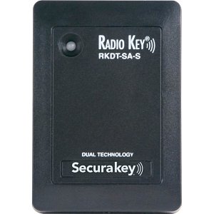 Secura Key RKDT-SA-S Switchplate style, Standalone Access Control Unit reads Securakey 26/32-bit or HID� 26-bit proximity cards/tags, black (requires RK-PS and RK-HHP)