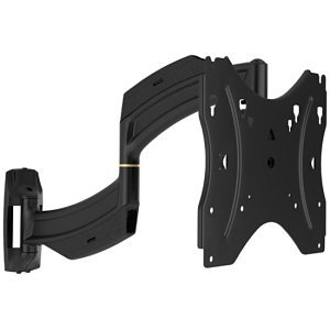 Chief TS118SU Thinstall Small Dual Swing Arm Wall Display Mount, 18" Extension, for TVs 10-32", Black