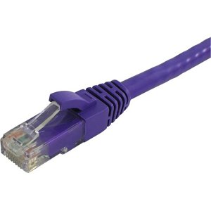 Lynn Electronics CAT6-05-PUB Optilink Cat6 UTP Stranded with Molded Boots Patch Cable, Purple, 5'