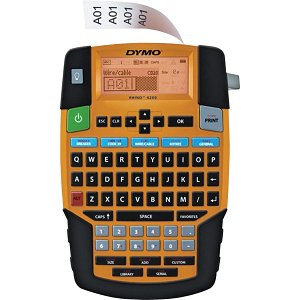 DYMO 1835374 Rhino 4200 Soft Case Kit - Label Printer with Case, Black & White Cartridge, Battery