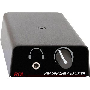 RDL TP-HA1A Format-A Stereo Headphone Amplifier with User Level Control, Mini Jack, RJ45